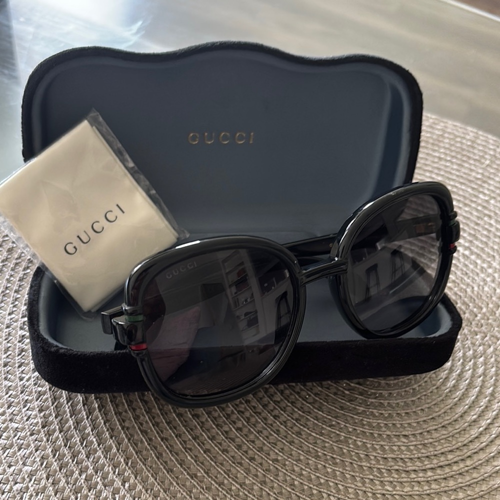 Authentic Gucci Black Sunglasses